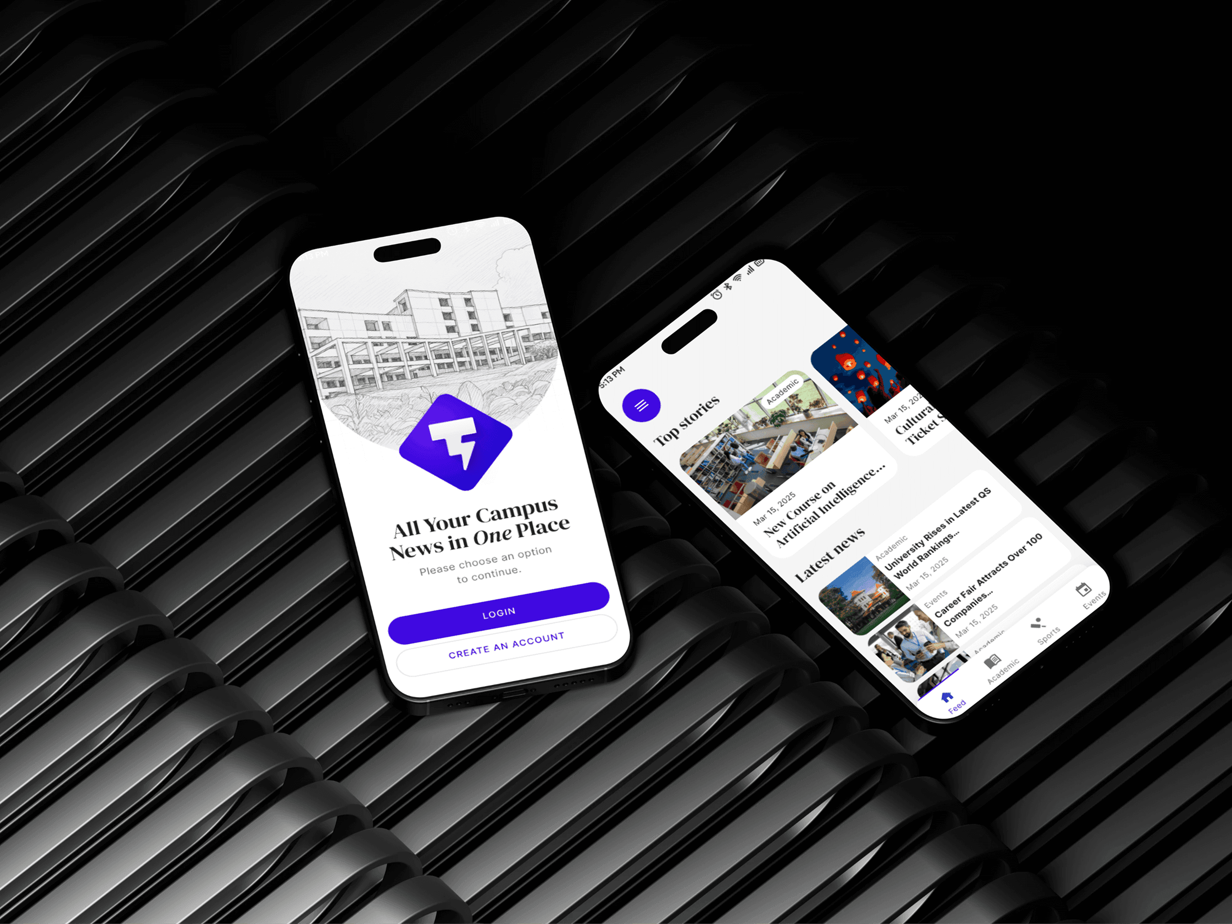 Designing a Campus News App - Techno Pulse - Sehan Weerasekara