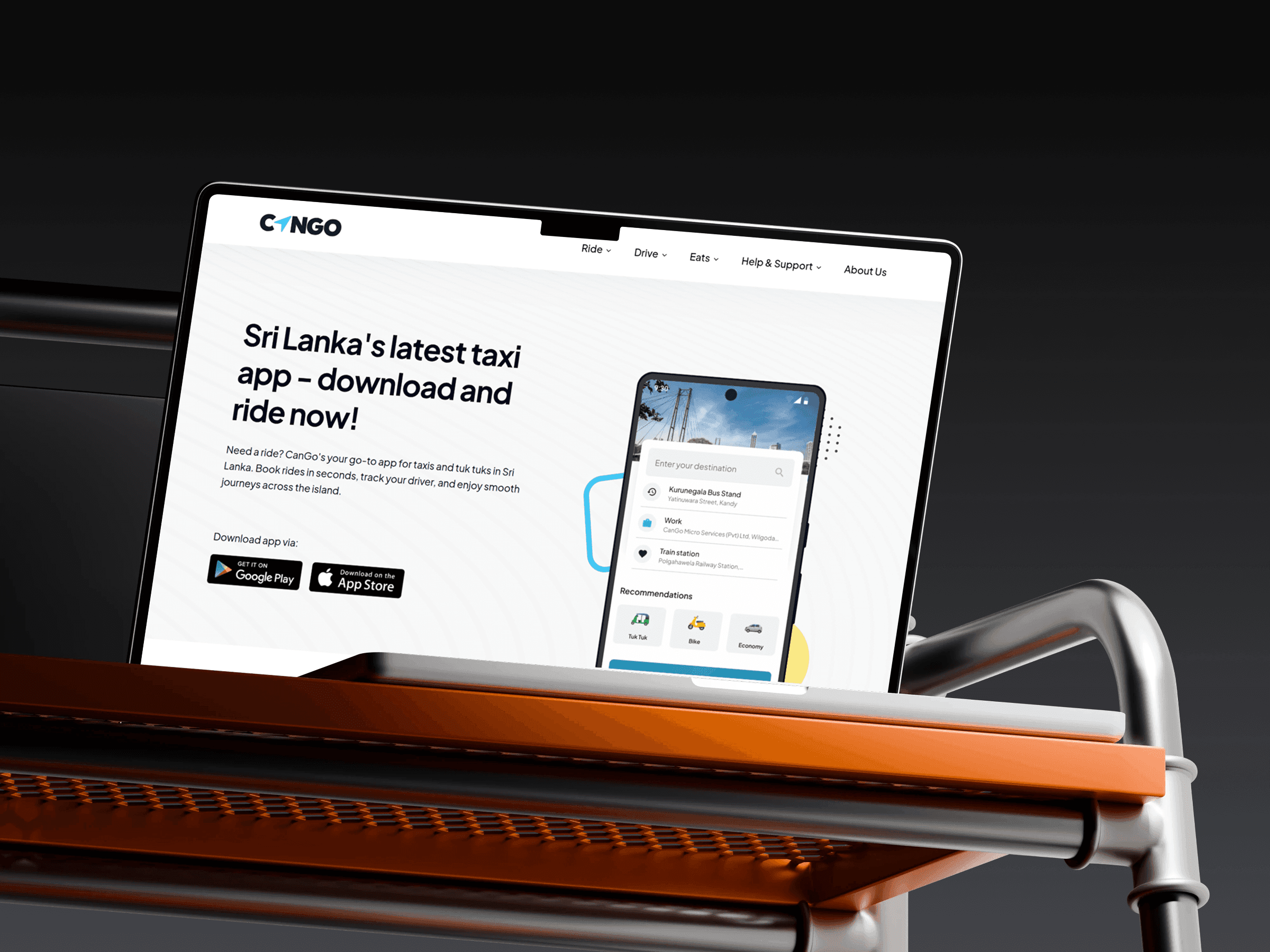 Driver app and responsive layouts