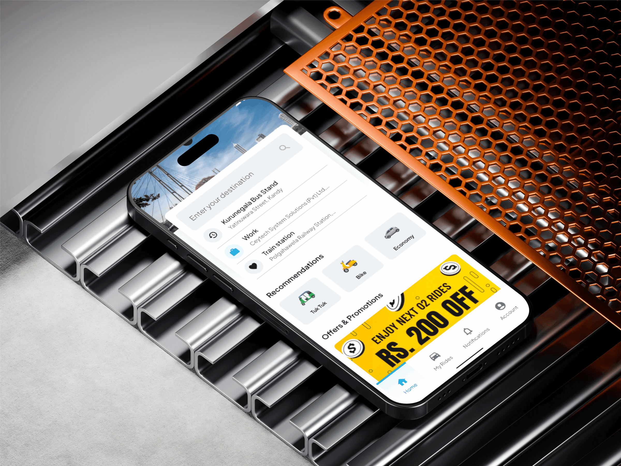 CanGo Ride-Hailing Platform UI/UX Design - Sehan Weerasekara